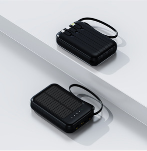 Banco de Energía Solar de 10W con Entrada y Salida Tipo C, Batería Portátil con Panel Solar para Cargar Teléfonos Móviles - Product Image 5