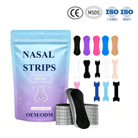 Plester Hidung Anti-Dengkuran Buatan OEM, Bersertifikasi ISO13485 ISO9001 CE, Bernapas, Hipoalergenik, Bebas Lateks