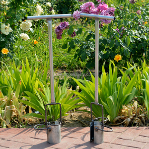 การเกษตรมือดิน <span class=keywords><strong>digger</strong></span> transplanter/คู่มือข้าวโพดกำจัดดิน Hole transplanter Punch ขยับเครื่องมือต้นกล้า - Product Image 3