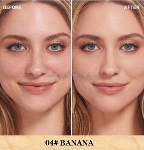 Mỹ phẩm Nhà cung cấp độ nét cao nắp màu hồng lâu dài khuôn mặt trang điểm không thấm nước HD mờ tím mờ thiết lập lỏng bột - Product Image 4