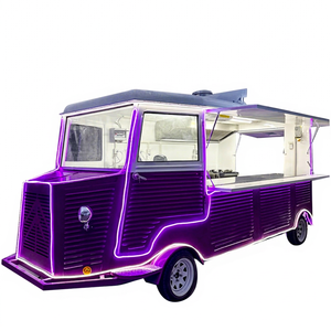Usgowin Vintage Electric Food Truck with Neon Lights Custom Mobile Coffee Ice Cream Bar - Product Image 1