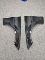 Accessoires de voiture de haute qualité en fibre de carbone pour les ailes latérales, adaptés à la Mercedes-Benz Classe C W204 C63 modèle 2012