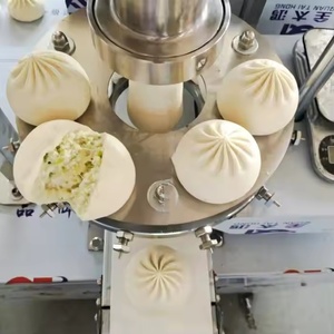 Machine automatique de fabrication de petits pains farcis pour restaurants, machine à momo, machine à dumplings, machine à baozi et xiaolongbao, en acier inoxydable de qualité alimentaire - Product Image 4