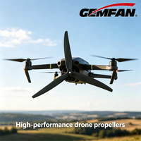 Hélice FPV GEMFAN 1510-3 de 15 pouces à 3 pales, en PC durable, à forte poussée, pour drone UAV à longue portée et à charge lourde
