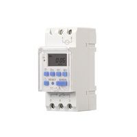 Interruptor Temporizador Digital para Riel DIN EAST YST25A, AC220V 25A, 168 Horas, Programable Semanalmente, Interruptor de Tiempo Inteligente IP21
