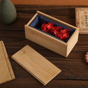 Wanuocraft hình chữ nhật handmade thanh lịch Tre hộp khắc trượt nắp tùy chỉnh máy tính để bàn lưu trữ đồ trang sức văn phòng phòng tắm - Product Image 6