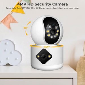 Caméra Wifi Ip69 Yours Système Diy 4K Rotation <span class=keywords><strong>Yoosee</strong></span> Interne Mini 5Mp Bluetooth Trois Objectifs <span class=keywords><strong>Tuya</strong></span> Smart Sd Card Haute Qualité - Product Image 3