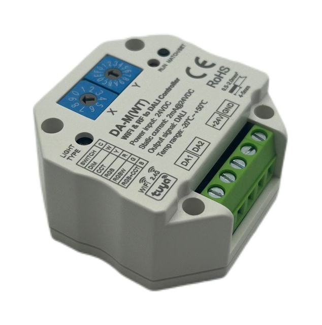 Brand New Skydance DA-M(WT) 24VDC WiFi & RF DALI Master Cloud Control Led Light Controller with Tuya App