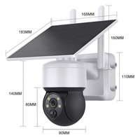 Cámara PTZ Solar 4G 2026, Cámara de Seguridad Inalámbrica para Exteriores de 4MP, Giro e Inclinación de 350°, Detección de Movimiento PIR, Visión Nocturna IP66