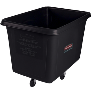 Bidone della Spazzatura Commerciale Rubbermaid 200 L Nero con Ruote per Conservazione Alimenti - Product Image 2