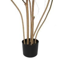Ficus Lyrata artificiel de 150 cm avec pot, ensemble de décoration complet en pot pour le bureau et le salon, verdure instantanée