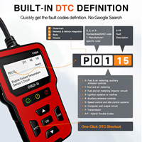 V300 Advanced OBD2 Scanner-Lector de códigos profesional y herramienta de escaneo para datos en vivo, comprobar la luz del motor y códigos de diagnóstico