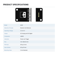 Modul Sensor Kelembaban Tanah Resistif Sensor Lingkungan dengan Output Analog Digital untuk Pemantauan Tanaman Arduino