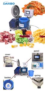 Deshidratador de Frutas y Verduras con Buena Eficiencia Centrífuga, Centrifugador para Carne de Cerdo - Product Image 2