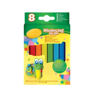 Mükemmel Kraft modelleme kil çok renkli toksik olmayan çocuk oyuncakları hava kuru Ultra hafif sihirli kil Playdough çocuklar için