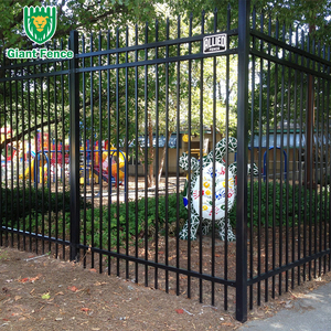 Clôture de jardin décorative, panneau tubulaire en filet, fer recouvert de PVC gris avec service de modélisation 3D - Product Image 6
