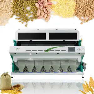 Hot Sale AI Intelligent Full-color CCD 7 Chute Rice Color Sorter/rice Sorting Machine By Chinese Manufacturer