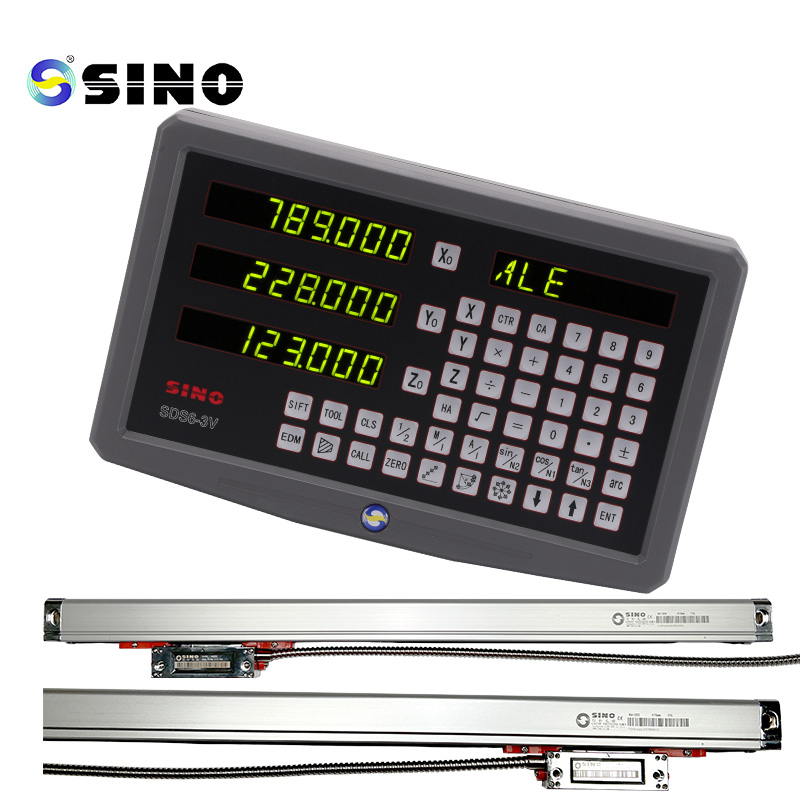 GCS908 3) 2/3 Ax Is Digitalanzeige Linearskala DRO Display