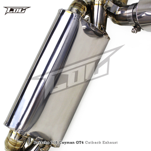 Tuyau d'échappement de soupape de commande d'échappement COC pour <span class=keywords><strong>Porsche</strong></span> <span class=keywords><strong>718</strong></span> <span class=keywords><strong>Cayman</strong></span> <span class=keywords><strong>GT4</strong></span> 4.0L 2020-<span class=keywords><strong>2022</strong></span> - Product Image 4