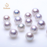 En gros Naturel Blanc D'eau Douce Rond Edison perles