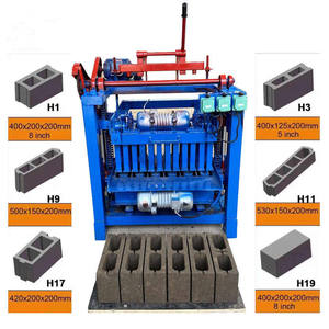 220V macchina per fabbricare mattoni di cemento a buon mercato blocco di cemento De Fabrication Des Brique Bloc Ciment prezzo che fa la macchina - Product Image 1