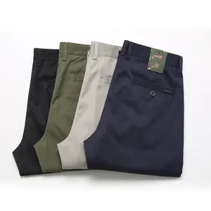 Factory direct sales chinos trousers men slim stretch men dress pant