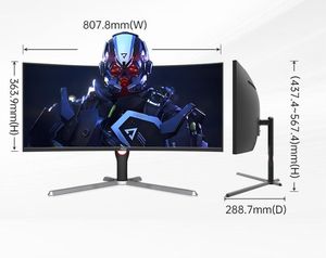 Mới AOC cu34g3x 1500r 1ms Thời gian đáp ứng màn hình cong PC Máy tính chơi game màn hình - Product Image 5