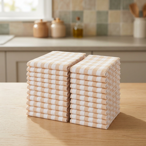 Nappe/Serviette de Table/Placemat Réutilisable Carré Personnalisable pour Hôtels et Restaurants, Style Européen, en Tissu Coton Satiné Effet Soie, Tissage Dense - Product Image 2
