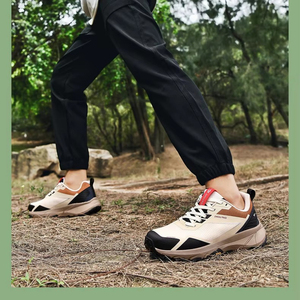 Chaussures de sport et de randonnée pour hommes, basses, antidérapantes, légères, décontractées, avec lacets, semelle extérieure en TPU et caoutchouc - Product Image 5