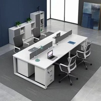 Station de travail Guangdong, aménagement modulable, extensible, mobilier de bureau moderne, bureau en fer modulaire, station de travail linéaire
