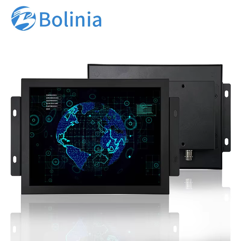 9.7" 9" 10" IPS Screen Mini Industrial Lcd Display Open Frame Embedded Metal case HMI Monitor