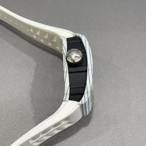 A new fashionable, classic and elegant style white carbon fiber tourbillon waterproof and shockproof men's <b>wristwatch</b> - Product Image 4