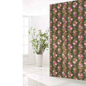 Papier peint artificiel Oujing à motif de roses, 45 cm x 10 m, autocollant, imperméable, en PVC, pour chambre à coucher, salon, dortoir - Product Image 5