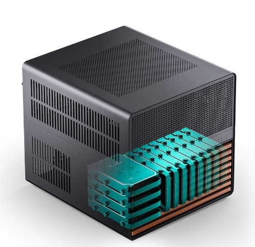 New Jonsbo N5 NAS Storage and GPU High-performance Pc Supports Hot Swap 8-slot EATX Motherboards and Full-height Expansion Cards