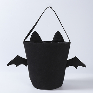 En gros Noir Chauve-Souris <span class=keywords><strong>Halloween</strong></span> Fourre-Tout Personnalisé Fête Sacs Seaux D'<span class=keywords><strong>halloween</strong></span> - Product Image 4