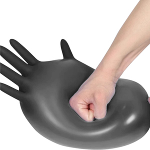 Gants jetables en nitrile personnalisés de haute qualité Doublure en nylon résistant aux alcalis acides Gants jetables en nitrile imperméables à l'huile - Product Image 5