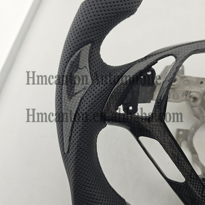 Quality Wholesale Perforated Leather Honeycomb Grip Carbon Steering <b>Wheel</b> Fit for Infiniti G27 G37 Car Steering <b>Wheel</b> - Product Image 4