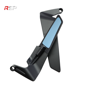 Nouveau rétroviseur universel pour <span class=keywords><strong>moto</strong></span> en ABS, réglable, style aile, anti-éblouissement, de remplacement pour <span class=keywords><strong>moto</strong></span> de route - Product Image 6