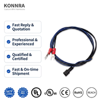 Dây cáp đầu nối kiểu U, bước chân 2.5mm, loại SMP tùy chỉnh, 22AWG, kèm dây dẫn cho thiết bị điện tử, đạt chuẩn RoHS