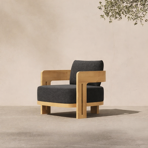 Muebles Modernos de Madera de Teca Impermeables <span class=keywords><strong>con</strong></span> Cojines, Diseño Versátil para Sala de Estar, Jardín, Patio, Balcón, Hotel, Sofá Seccional para Exteriores - Product Image 5