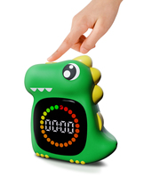 Timer Kelas 99 menit hitung mundur, berbentuk dinosaurus plastik Timer dapur dapat diisi ulang waktu siswa gaya hewan