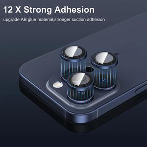 Protezione obiettivo per <span class=keywords><strong>fotocamera</strong></span> per <span class=keywords><strong>iPhone</strong></span> 17 <span class=keywords><strong>Pro</strong></span> metallo anello di <span class=keywords><strong>vetro</strong></span> di protezione per <span class=keywords><strong>iPhone</strong></span> 11 12 <span class=keywords><strong>13</strong></span> 14 15 16 <span class=keywords><strong>Pro</strong></span> Max Mini lente della <span class=keywords><strong>fotocamera</strong></span> di <span class=keywords><strong>vetro</strong></span> - Product Image 2