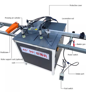 เครื่องตัดโปรไฟล์อลูมิเนียม45เครื่องตัด90สำหรับประตูและหน้าต่าง - Product Image 6