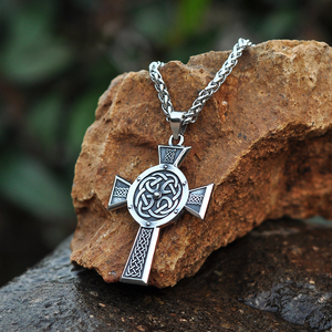 男士饰品旅游纪念品吊坠/项链不锈钢饰品凯尔特克罗斯/护身符项链维京饰品 - Product Image 6