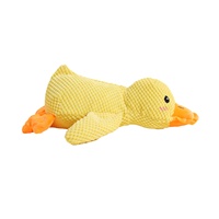Peluche Canard pour Chien, Compagnon pour Animaux de Compagnie, pour Soulager l'Anxiété et Favoriser le Sommeil, Jouet Doux en Peluche pour Chiens de Petite et Moyenne Taille, Chiots, pour le Lit