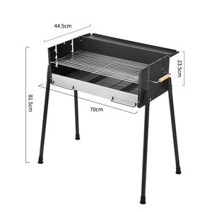 Parrilla Portátil para Exteriores de Carbón sin Humo con Tres Velocidades de Ajuste Dinámico, Plegable para Facilitar la Cocina en Campamentos - Product Image 2
