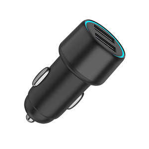 Cargador de Coche USB Mini Inteligente PD30W de Doble Puerto con Logotipo Personalizable, Adaptador de Coche 2 en 1 para Teléfono Móvil y Auriculares, OTP/OVP - Product Image 1