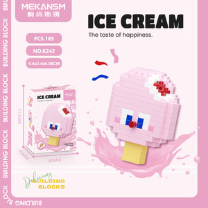 Mekansm Ice Cream Series Building Blocks 100-200 pièces, jouet d'assemblage pour enfants de 4 à 13 ans, unisexe - Product Image 4