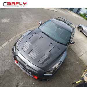 Commerce Assurance fibre de carbone capot avant Bonnet adapté pour horizon R35 <span class=keywords><strong>GTR</strong></span> 2008-2018 - Product Image 4