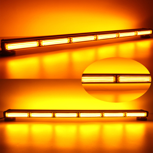 31 "37" 49 "doble cara COB Led Barra de luz estroboscópica coche camión <span class=keywords><strong>bombero</strong></span> advertencia luces de emergencia ámbar rojo Azul 12V 24V - Product Image 4